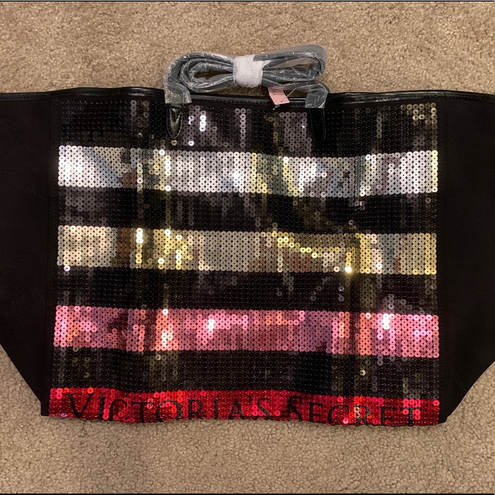 Victoria Secret Sparkly Tote Purse